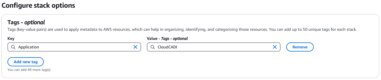 Configure-Stack-Options